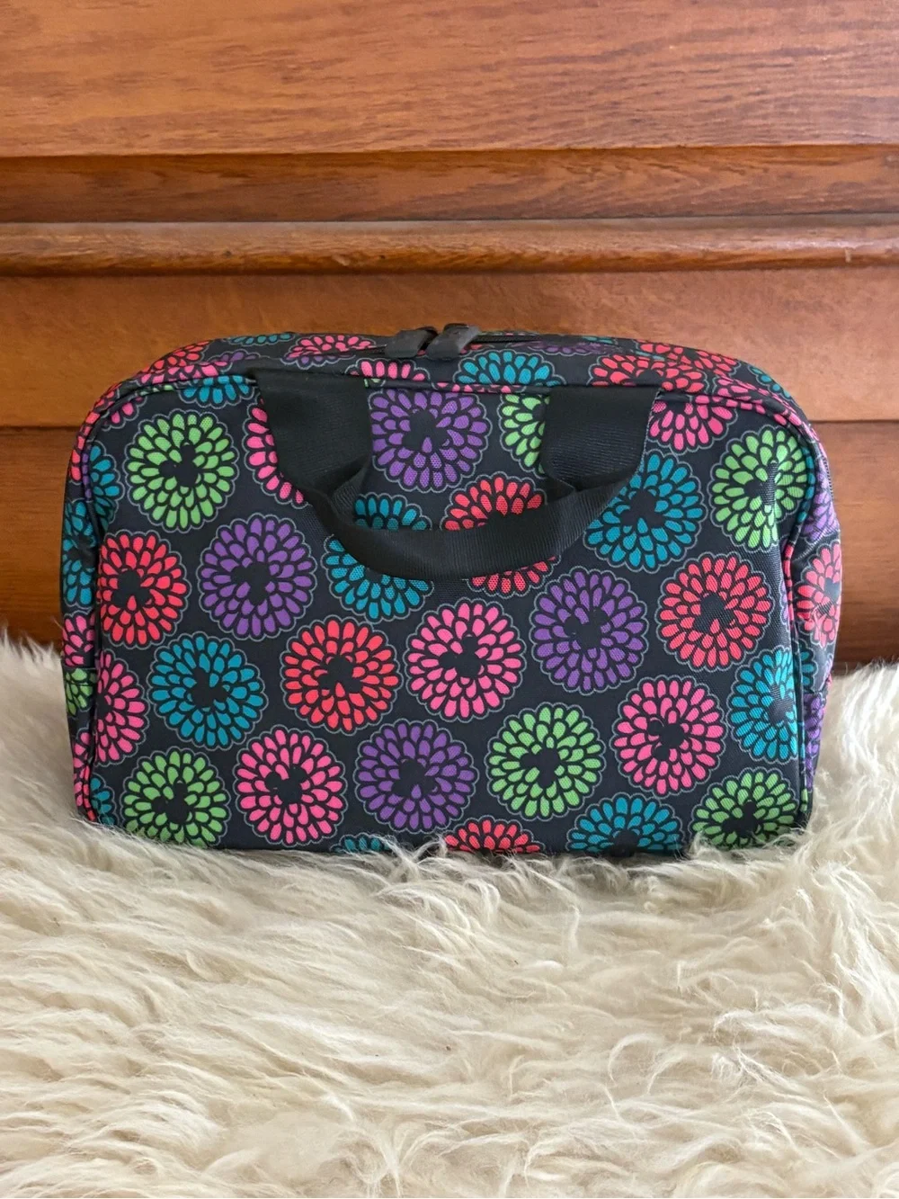 Vera Bradley/ Disney ‘Dreaming Mickey’s Magical Blooms’ Travel Cosmetic Bag